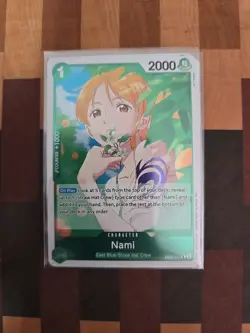 One Piece TCG English EB02-017 Nami R Foil - Image 1