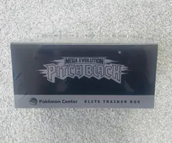 Pokemon Center Mega Evolution Pitch Black Elite Trainer Box ETB Brand New Sealed - Image 2