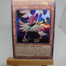 Yugioh Blackwing - Vayu The Emblem of Honor LC5D-EN118 Secret Rare 1st Edition - Image 3