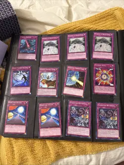 YUGIOH TRAP CARD LOT OF 12 1st edition super rare secret rare common - Image 1