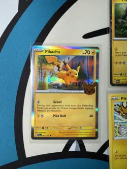 Pokemon Pikachu Lot 8 Cards Surfing Pikachu V Celebrations Pokemon Day NM - Image 2