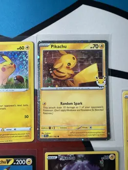 Pokemon Pikachu Lot 8 Cards Surfing Pikachu V Celebrations Pokemon Day NM - Image 5