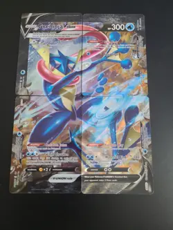 Pokemon TCG Greninja V-Union Holo Card Set of 4 SWSH Promo Cards SWSH155-158 - Image 1