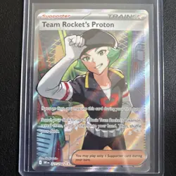 Pokemon Cards Team Rocket's Proton 227/182 Destined Rivals Ultra Rare - Image 1