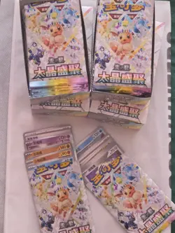 Pokemon Chinese Terastal Gathering BULK CARDS 102 PACKS OPENED! - Image 1