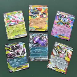 Pokemon TCG Pitch Black PBL - EX Double Rare Set × 6 Cards for the master set - Image 1