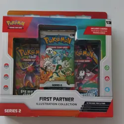 Pokemon TCG First Partner Illustration Collection Series 2 Sealed Box 9 Cards - Image 1