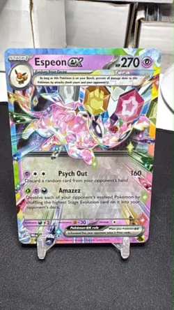Espeon ex - (Prismatic Evolutions Stamp) 034/131 Miscellaneous Cards & Products - Image 1