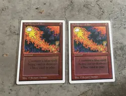 🔥Red Elemental Blast Lot Of 2 Unlimited Magic The Gathering Cards MTG🔥 - Image 1