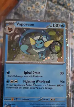 Vaporeon - 168 (Cosmos Holo) 168 Sv: Scarlet & Violet Promo Cards Holo - Image 1