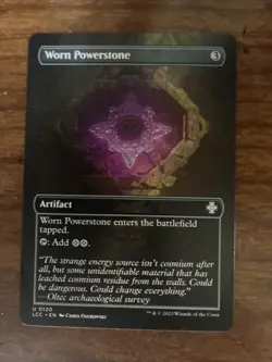 Worn Powerstone Borderless Commander: The Lost Caverns of Ixalan + Bonus Card!!! - Image 1