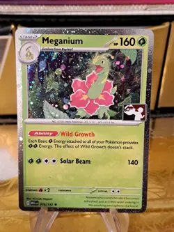 Meganium 010/132 Holo Pokemon Prize Pack Series 9 Promo Pokemon Card NM/LP MEG - Image 1