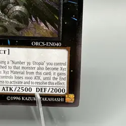 Number C39: Utopia Ray UTR ORCS-EN040 Order of Chaos 1st Edition NM Yugioh Card - Image 5