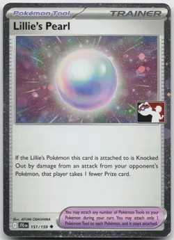 Lillie’s Pearl 151/159 Holo Prize Pack Series Cards Pokemon NM/M Pokemon - Image 1