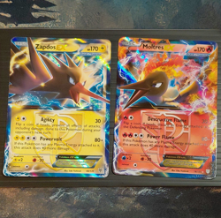 Pokemon TCG Plasma Storm 2012 Holo 2 Card Lot Zapdos-EX 48/135 Moltres-EX 14/135 - Image 1