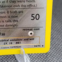 Pokemon TCG Magnemite Card 26/75 Neo Discovery Rare - Image 4