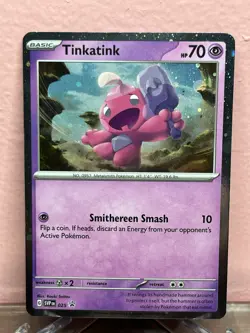 Tinkatink Svp025 Sv: Scarlet & Violet Promo Card (Cosmo Holofoil) - Image 1