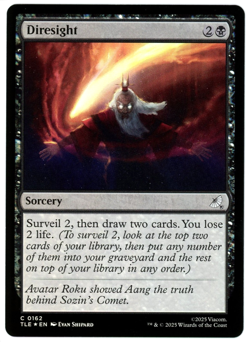 Diresight (Foil) 0162 - Avatar: The Last Airbender: Eternal-Legal TLE - MTG NM - Image 1