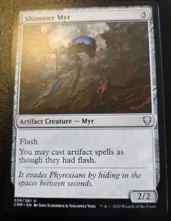 Shimmer Myr 339/361 Uncommon Commander Legends Magic: The Gathering - Image 1