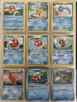 Pokemon Card Species Set Lot - 9x Unique Cards / Magikarp Family 3 - Image 1