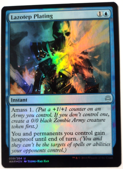 Lazotep Plating - War of the Spark (WAR) - FOIL - EN - U 059/264 - Image 1