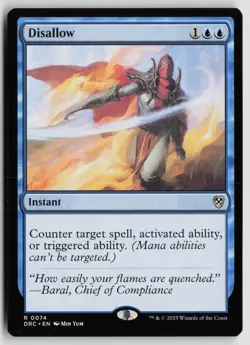 Disallow Lightly Played 74 Commander: Aetherdrift MTG - Image 1