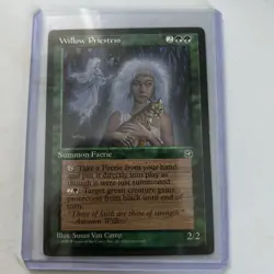 Willow Priestess, Homelands, LP Magic the Gathering MTG - Image 1