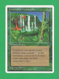 1995 Magic the Gathering - Concordant Crossroads - Chronicles MTG - Image 1