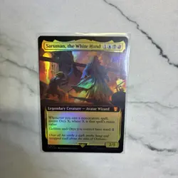 Saruman, the White Hand (Extended Art) - Commander: The Lord of the Rings: TOME - Image 1