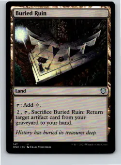 Magic the Gathering Buried Ruin Commander: Phyrexia: All Will Be One MTG - Image 1