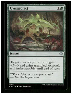 Overprotect 185 Uncommon Bloomburrow Magic: The Gathering Near Mint - Image 1