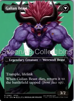 MTG SkeenAB Vincent Valentine (Borderless) FINAL FANTASY NM - Image 2