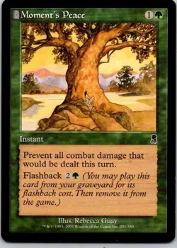 MTG Magic The Gathering Moment's Peace Odyssey Played See Scan A - Image 1