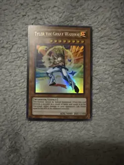 Tyler The Great Warrior Sexy Card Holo Anime Yugioh Art Rare Secret Alt Custom - Image 1