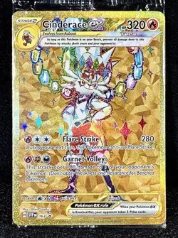 🔥Cinderace ex 163 S&V Promo Cards (SEALED) Masterpiece “TRUE”Pokemon Treasure! - Image 1