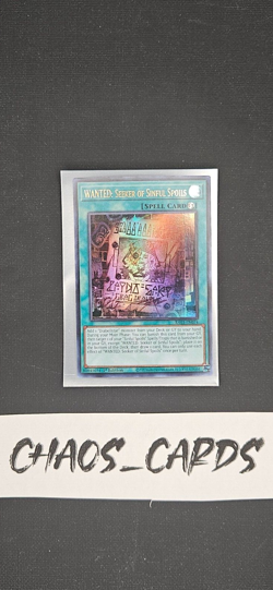 Yu-GI-OhNM WANTED: Seeker of Sinful Spoils - RA03-EN074 - Super Rare 1st Edition - Image 1