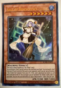 Yugioh! Sage of Benevolence - Ciela - BLMR-EN051 - Ultra Rare - 1st Edition NM - Image 1