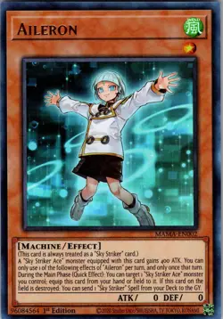 Yu-Gi-Oh Aileron MAMA-EN002 1st Edition Ultra Rare NM - Image 1