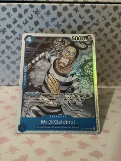 Mr.3(Galdino) OP16-056 SR The Time of Battle Foil English One Piece NM - Image 1