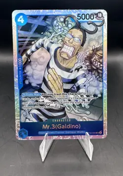 Mr.3(Galdino) OP16-056 SR The Time of Battle Foil English One Piece NM - Image 1