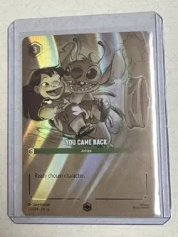 You Came Back (Enchanted) 213/204 Azurite Sea Disney Lorcana Enchanted NM - Image 1