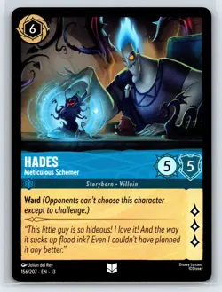 156 Hades - Meticulous Schemer - Uncommon 2026 Disney Lorcana Attack of the Vine - Image 1