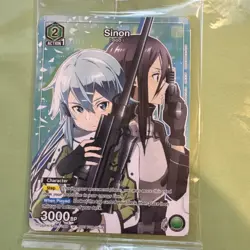 Union Arena Sinon Sealed Participation Promo Pack 3 Cards- Sinon, Asta & Byakuya - Image 1