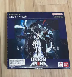 Union Arena Solo Leveling Booster Box Japanese TCG Tape Sealed 1BOX AP Cards JDM 4582769923135 - Image 1