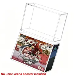 Union Arena Booster Box Acrylic Case Magnetic 99% UV Rejection - Image 1