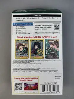 Union Arena Demon Slayer Kimetsu No Yaiba Starter Deck [UE05ST] - Image 2