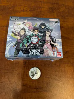 Demon Slayer: Kimetsu no Yaiba Vol.2 UEX05BT Sealed EN Booster Box | Union Arena - Image 1