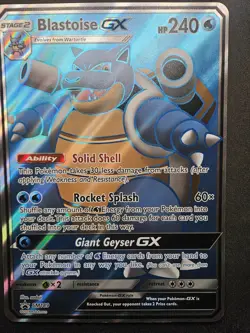 Blastoise GX - (Black Star Promos) SM189 Jumbo Cards Holo - Image 1