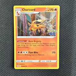 Pokemon TCG Charizard Pokemon GO 010/078 Holo Near Mint - Image 1