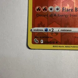 Charizard 010/078 Pokemon GO Reverse Holo - Image 3